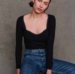Sezane Maha Jumper Black